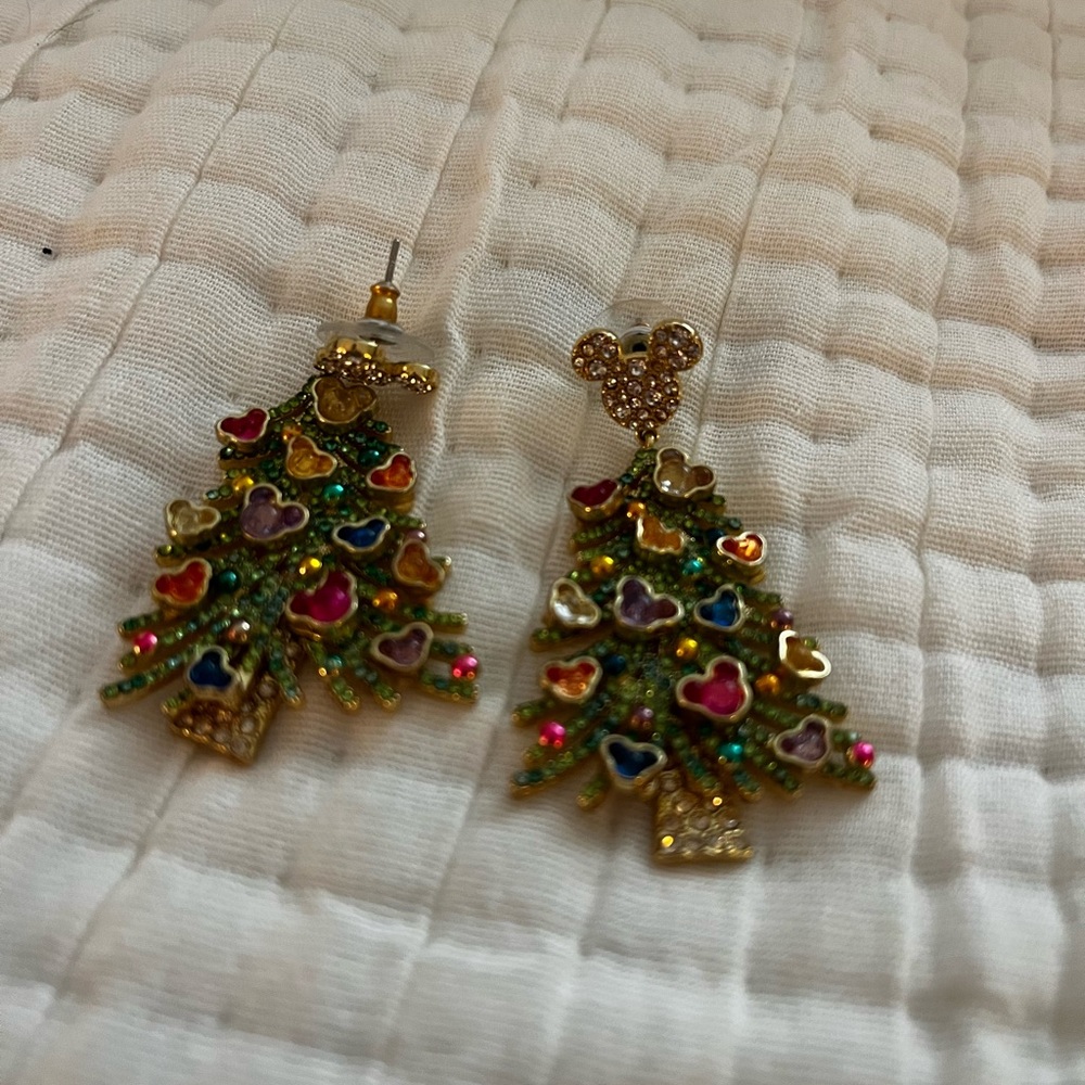 Baublebar Disney Christmas tree earrings